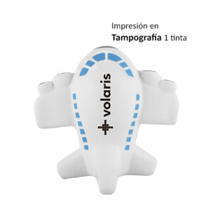 Pelotas antiestrés con forma de avión