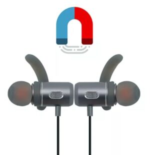 Vista superior de audifonos bluetooth earplay con iman