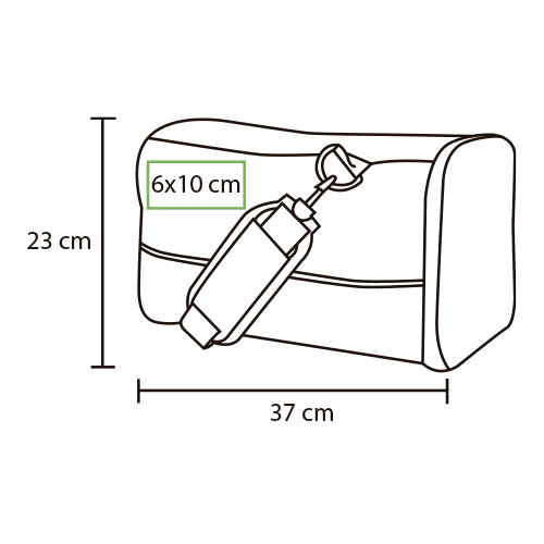 MALETA FITNESS FABRICADA EN NYLON CON BOLSA LATERAL - PromosD