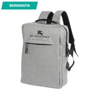 Backpack con bolsillo frontal de cierre