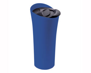 vasos de plástico duro azul