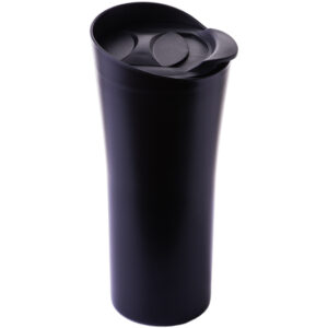 vasos de plástico duro negro