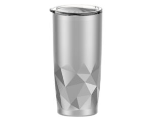 vasos termicos personalizados de acero inoxidable plata