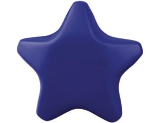 Pelotas antiestrés con forma de estrella azul