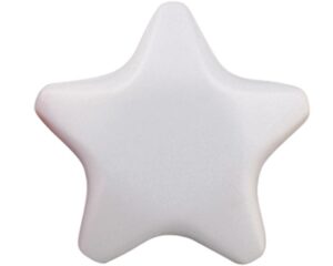 Pelotas antiestrés con forma de estrella blanca