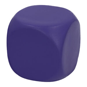 Antiestrés forma de cubo morado
