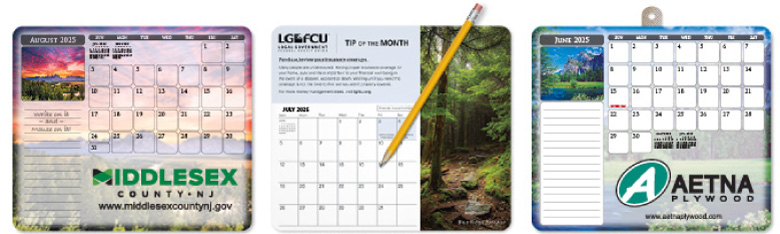 Mouse pad de calendario