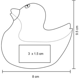 Pelota antiestrés forma de patito