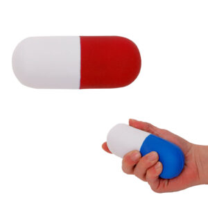 Pelota antiestrés forma de pildora