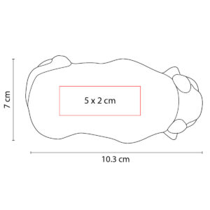 Pelota antiestrés forma de toro