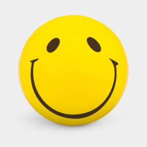 Pelota anti estres en forma de pelota carita feliz