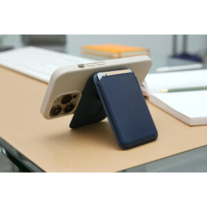 tarjetero con soporte para celular