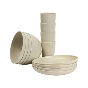 Set de vajilla ecológica