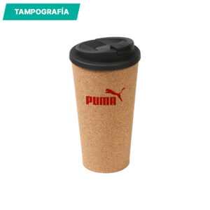 vaso con tapa reutilizable