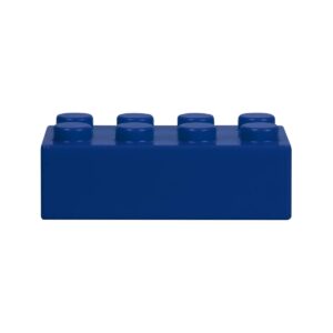 Pelota antiestrés forma de lego-azul