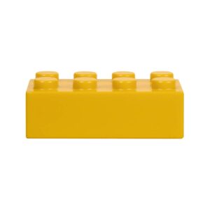 Pelota antiestrés forma de lego-amarillo