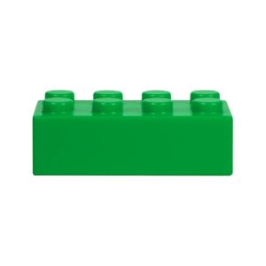 Pelota antiestrés forma de lego- verde