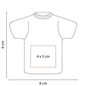 Pelota antiestrés forma de playera de mexico esquema