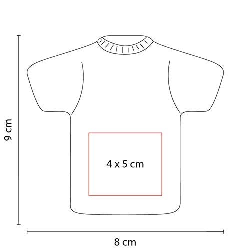 Pelota antiestrés forma de playera de mexico esquema