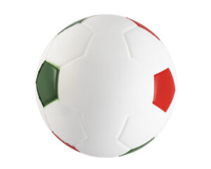 Pelota antiestrés tricolor área de impresión